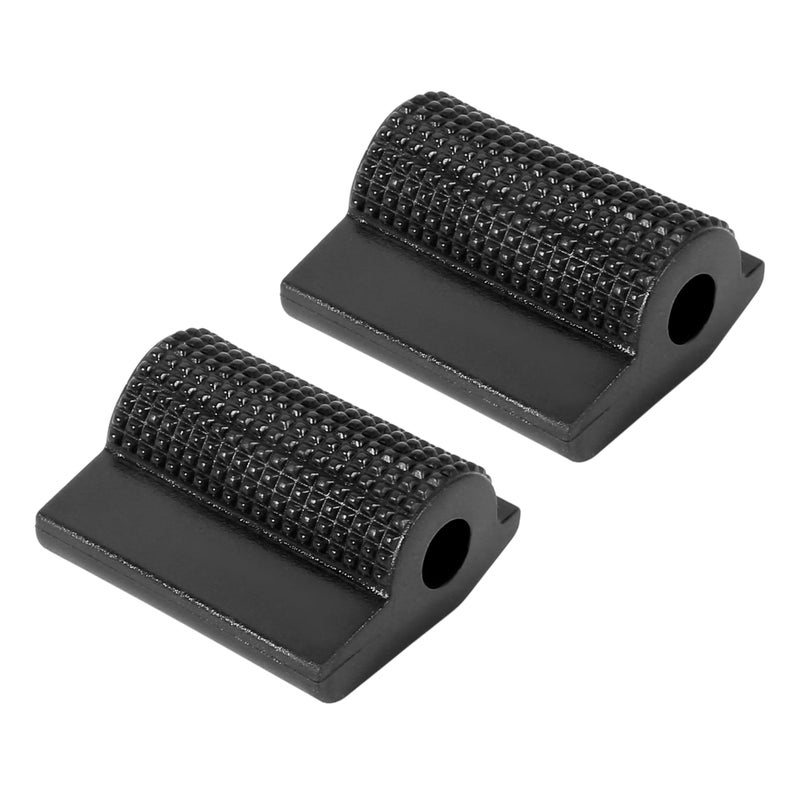 F FIERCE CYCLE 2pcs Universal Black Gear Shift Shifter Case Boot Protector Cover Rubber Pad Anti Slip for Motorcycle - Image 1